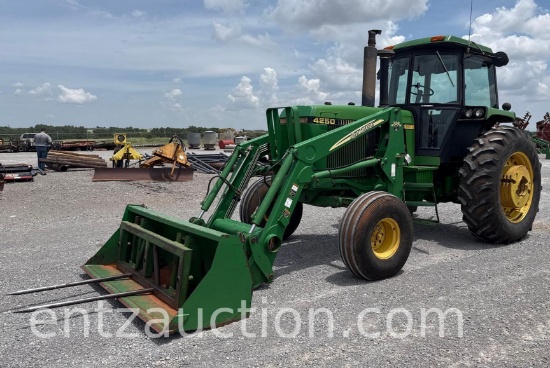 1988 Jd 4250 Tractor, 3pt, Pto, Quad Range, Cab,