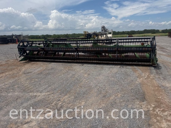 1992 Jd 925 Flex Header, 25' *Trailer Not