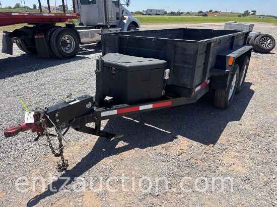 2019 Bp Dump Trailer, 6' X 10', Ta, 7,000 Lb Axles,