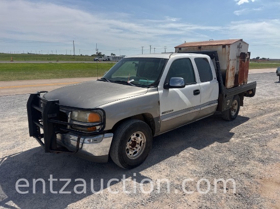 2000 Gmc 2500 Pickup, Auto, Gas, 2x4, Ext. Cab,