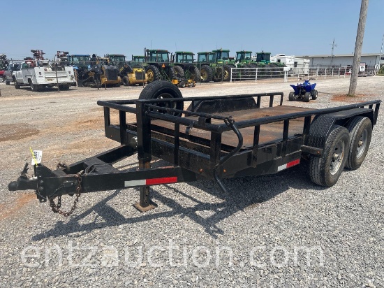 Bp Utility Trailer, 72" X 14', Ta,
