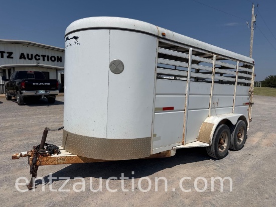 Equine Pro Stock Trailer, 6' X 16', Bp,