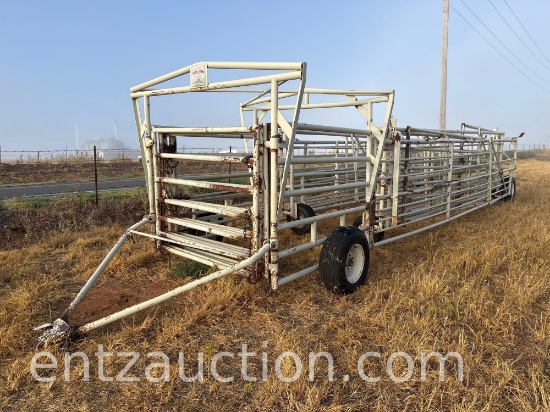 Wilson Portable Corral, 10' Rear Gates, Sn: 1889