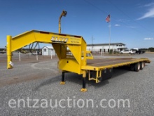 2022 ELITE GN FLATBED TRAILER, 102" X 27' +5'