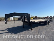 FLATBED GN TRAILER, 20' X 96" +5' DOVETAIL