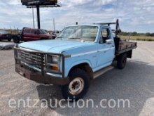 1983 FORD F250 PICKUP, AUTO, PROPANE, 4X4,