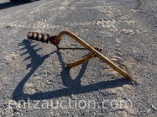 3PT POST HOLE DIGGER, 9" AUGER