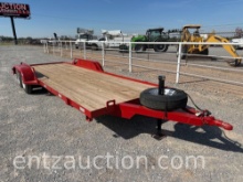 FLATBED UTILITY TRAILER, 74" X 20', BP, TA,