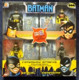 Batman And Robin Tilt Box Motion With Cat Woman And Batgirl Playset