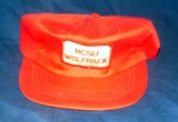 Baseball Cap - Ncsu Old Embroidered Patch Style (80's Style)