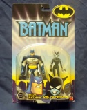 Batman Battle Scars - Batman Versus Cat Woman Action Figures