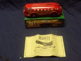 Mack Texaco Tanker - Locking Coin Bank With Key - Die Cast