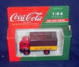 Coca Cola Vintage Die Cast 1/64 Scale Die Cast Metal Delivery Truck