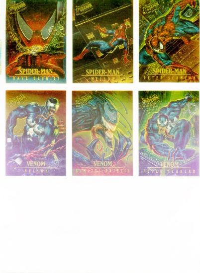 Spiderman Limited Edition Artist Cards - Numbered 4-9