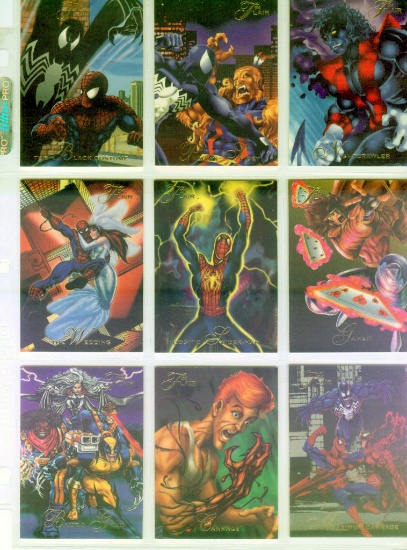 Lot Of Spiderman Cards - Flair 1994