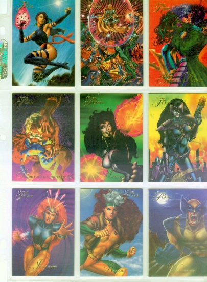 Lot Of Flair Cards 1994 - Marvel