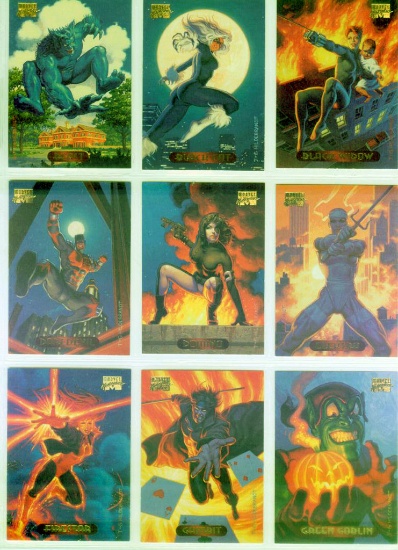 Lot Of Various Marvelcards - By Fleer