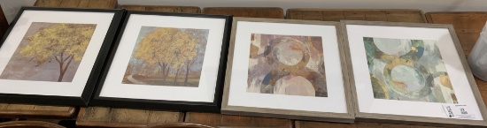 Misc Lot Of Prints (Nature Scenes And Abstract Art)