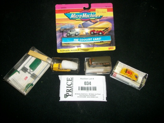 Lot of 1:87 and Smaller Scale Vehicles and Micro Machines