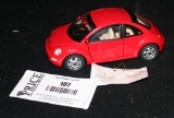 Franklin Mint Red Volkswagen Bug - New Styme - Now discontinued