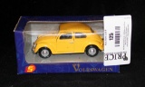 Small Volkswagen Car 1:24 Scale Yellow.  Approximately 1960 version