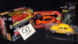 Lot of Model Cars - RC Turbo Car  - Model in plastic and a Road master car with remote