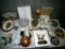 Lot 72: Mixed Lot Of Danbury Mint Collectables, Vase, Brass Kettle And More.