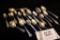 Lot 105: Twenty One Sterling Silver Spoons, Various Manufacturers