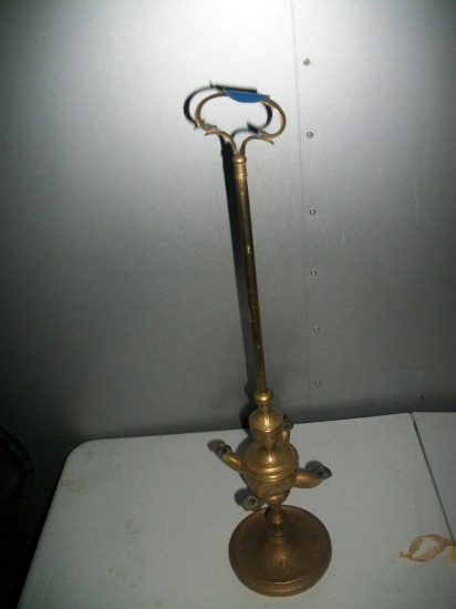 Lot 90: Indian Incense Burner - Brass With Long Handle