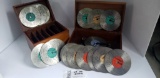 Lot 140: Vintage Thorens Ad 30 Automatic Music Box  & 15 Music Disks