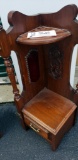 Lot 313: Corner Wall Mount Jewelry Box And Mirror.   Very Nice Pieces Handmade.  Two Total Boxes And