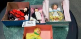 Set Of Four Madam Alexander Dolls (boxes Do Not Have All Internal Cardboard) Daffy Down Dilly, Spa