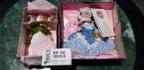 Two Dolls, Alice In Wonderland - The White Rabbit, And Ginny Doll Circa 1986