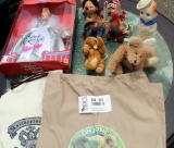 Oh Josh, Boyd's Bears, Annalee Dolls, Silver Royale Barbie A Vintage Sailor Marketing Piece, And Kni