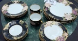 18 Pieces Of China, Plates And Coffee Cups. 