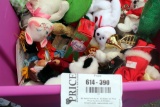 Lot 390: Large Box Of Beanies And Other Stuffed Toys And Animals
