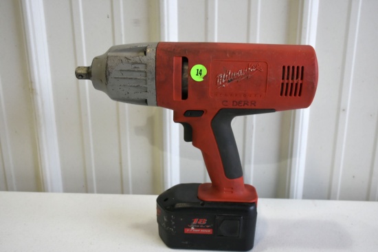 Milwaukee 1/2 Inch 18Volt Impact, Tested, Working Condition, No Case