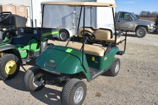 EZ-GO Golf Cart, Gas Engine, Rear Seat, Canopy
