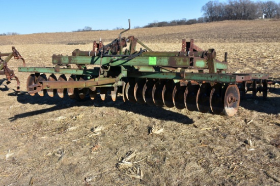 Oliver 242 Disk, 14 Foot, With 3 Bar Harrow