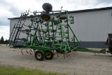 John Deere 960 Field Cultivator, 36.5 Foot, With Newer Summers 4 Bar Spike Harrow And Hitch, SN: X00