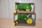 (2) Ertl John Deere Model 60 Orchard Tractor, Ertl John Deere Model 70 Row Crop, Both Blueprint Repl