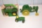 John Deere Model M with Box, John Deere Waterloo Boy No Box, John Deere 140 Lawnmower No Box