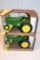 (2) Ertl John Deere Model G Tractors, Blueprint Replica, 1/16th Scale With Boxes