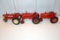 (3) Ertl Farmall Tractors, Super MTA Wide Front, 350 1985 Special Edition, Farmall, 1/16th Scale No