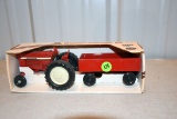 Ertl Tractor and Wagon Set, With Box