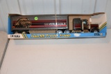 Ertl Silver Eagle Freight Peterbilt Tractor Trailer, With Box