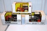 3 - 1/32nd Scale, Case Tractors, With Boxes