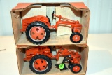 Scale Models 2 Allis Chalmers G, 1/16th Scale, With Boxes