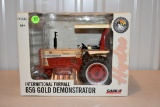 Ertl National Farm Toy Museum 25th Anniversary, International Farmall 656 Gold Demonstrator With ROP