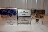 (6) Ertl National Farm Toy Show Collectors Edition Tractors, 1/43rd Scale, With Boxes